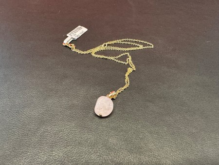 Gold plated silver necklace