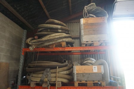 5 pallets containing various hoses etc.