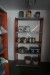 6 pieces. Bookcase with contents