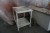Transport trolley, rolling table + various chairs