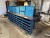 File bench with assortment shelves + vise