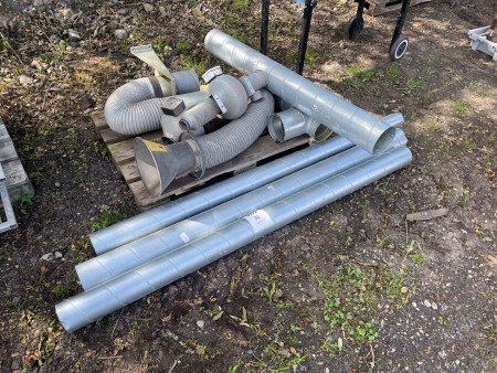 Lot ventilation pipe + motor