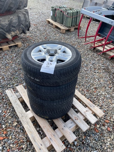 4 pcs. alloy wheels with tyres, Michelin
