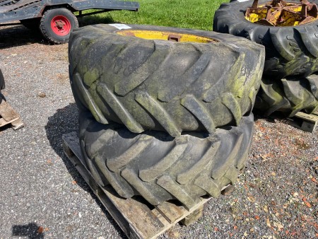 2 stk. traktordæk, Michelin 