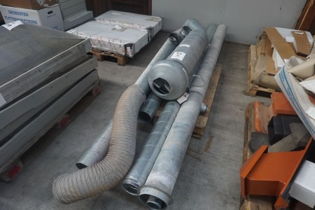 Lot of ventilation pipes