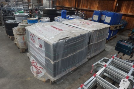 2 pallets with roof tiles