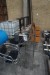 Lot of tables & chairs + 2 pcs. shelves
