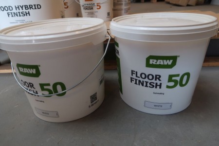 2x5 liters of paint floor finish 50
