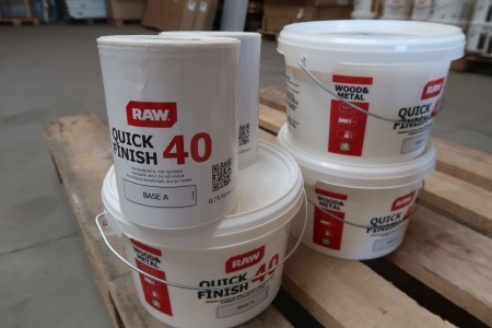 9 liters of paint quick finish 40