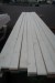 151.2 meters of rough white-painted boards
