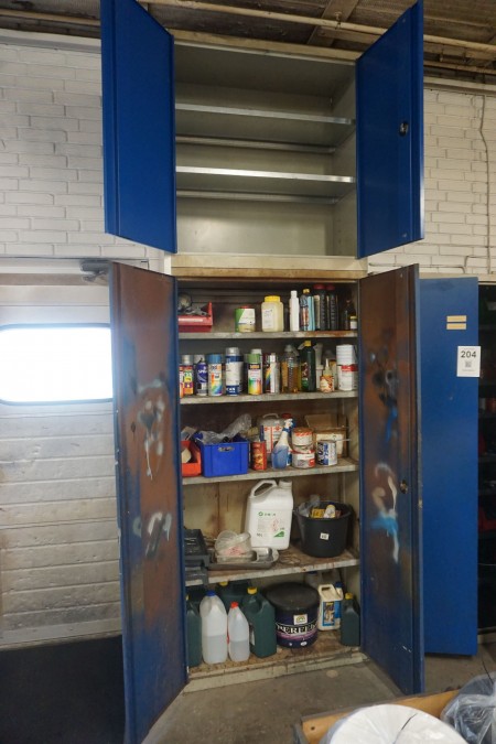 Tool cabinet with contents + upper cabinet, Blika