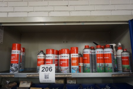 Verschiedene Sprays, WÛRTH