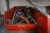 Contents of 1 compartment of various lifting yokes, umbraco sets, welding electrodes, etc.