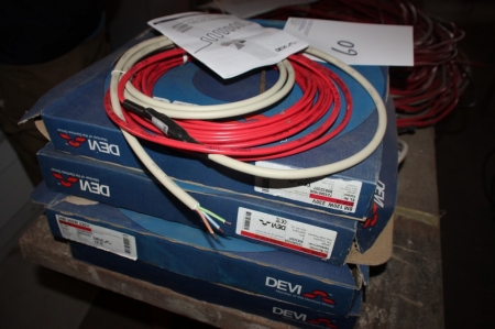 Heating cables for trailer, Dewflex, 4, 8 meter, unused