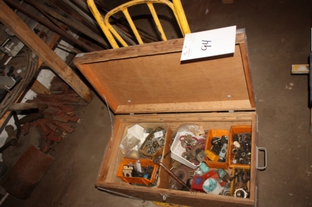 Toolbox containing + consumables + trolley