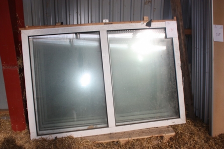 6 windows, length approx. 188 cm, height approx. 129 cm