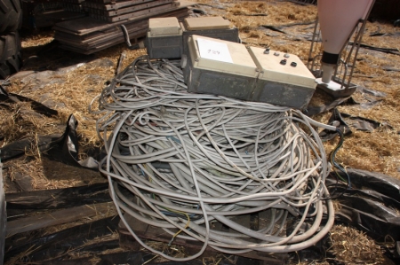 Palle med diverse kabel