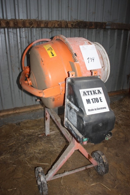 Barrel mixer, Atika M170E