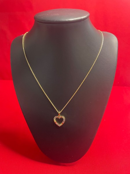 Gold-plated silver necklace, Støvring Desgin