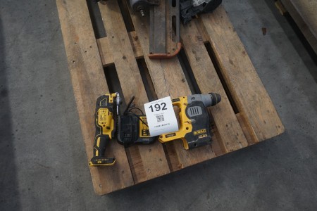 Slagborremaskine og multicutter, DeWalt