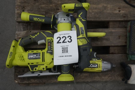 4 pcs. Power tools, Ryobi