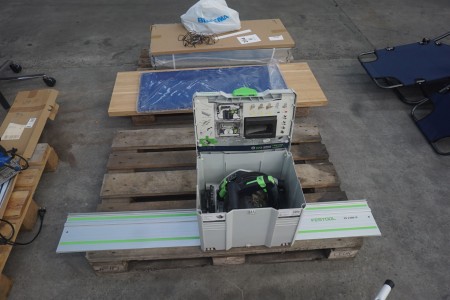 Dyksav, Festool inkl. Skinne