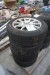 4 pcs. Tires with alloy rims