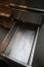 Stainless drawer section