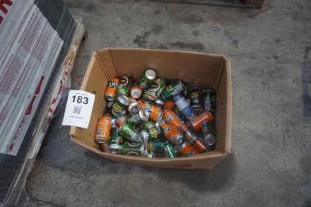 Box with mixed soda and beer