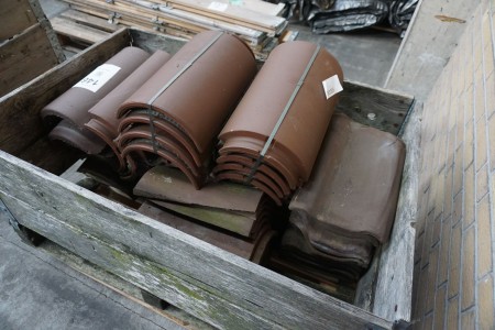 Pallet with various roof racks