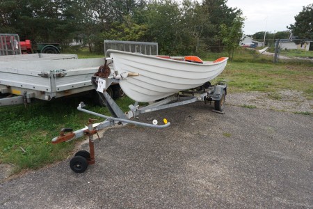 Dinghy incl. boat trailer