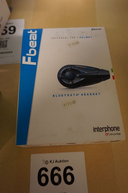 Motorcycle intercom system, Interphone FBEAT