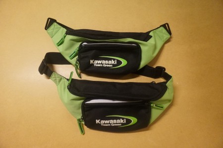 2 stk. Bæltetasker, Kawasaki