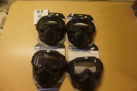 4 pcs. Motorcycle masks, Oxford Assault mask