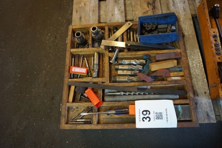 Lot of various milling bits