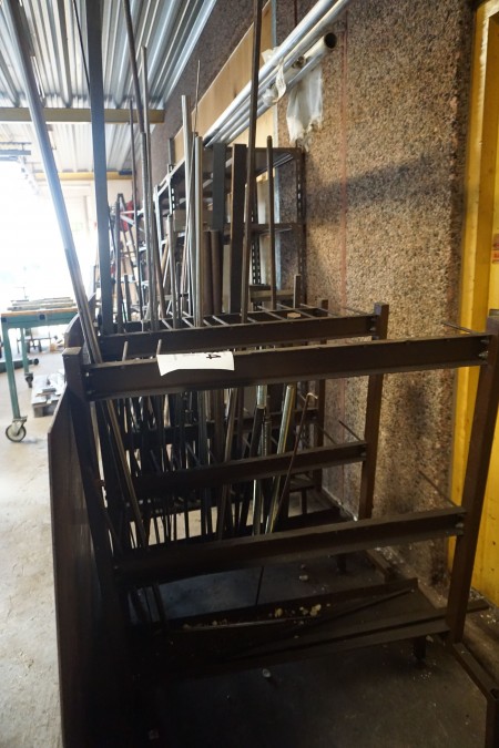 3 pieces. Iron racks without contents