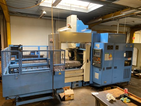 CNC controlled machining center, Mazak AJV-25/405. MUST PICK UP ON 24/10 contact Jens in connection with delivery: 51648811