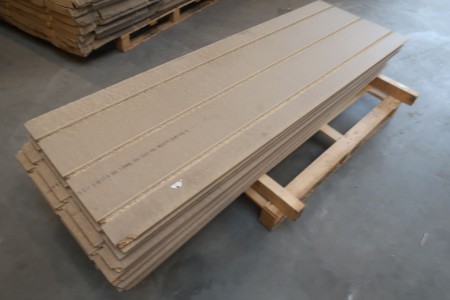 10 pcs. floor chipboard with groove 18 mm