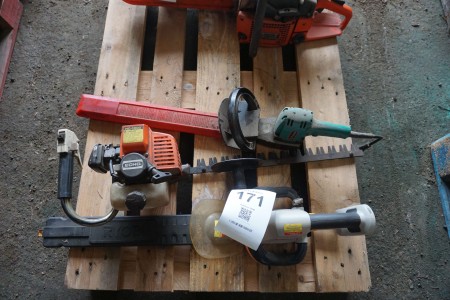 3 pieces. Hedge trimmer