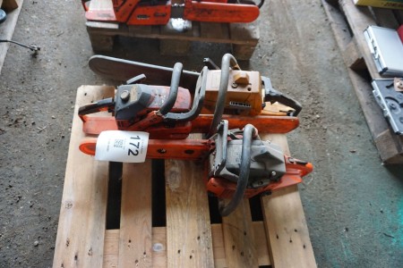 3 pieces. Chain saw