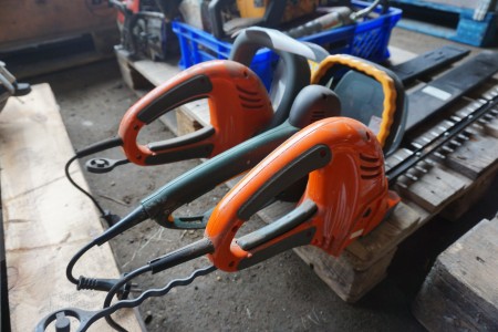 3 pieces. Hedge trimmer