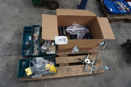 Pallet with various welding/cutting torch spare parts