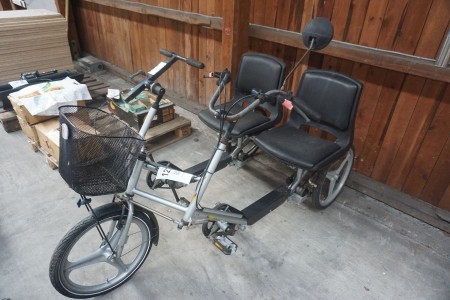 2 personers handicapcykel