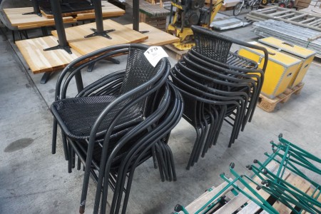15 pcs. Garden chairs