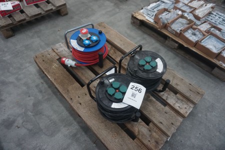 3 pieces. Cable reels