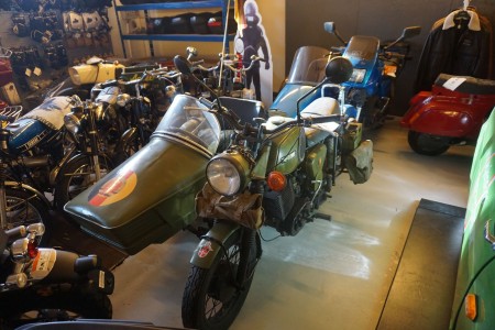 Motorcycle with sidecar, MZ ES 150