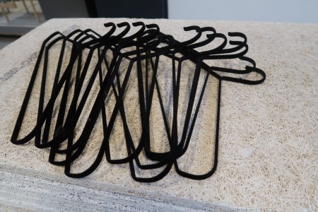 13 steel hangers