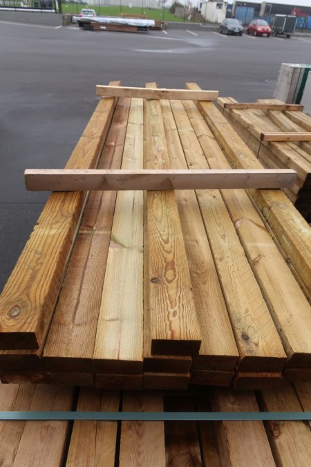 57 meters of timber 50x100 mm