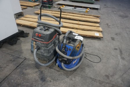 2 pcs. Industrial vacuum cleaners, Nilfisk and Starmix