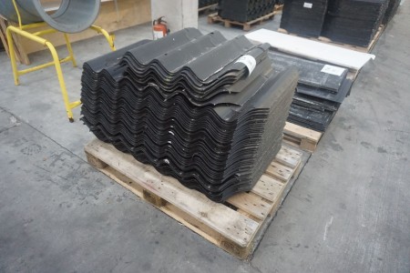 Lot of roof tiles